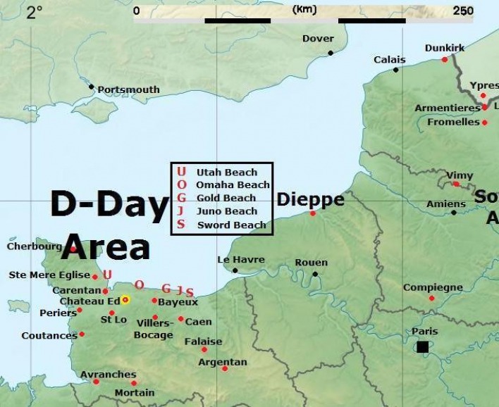 Maps n Travel Info - Battle of Normandy Tours